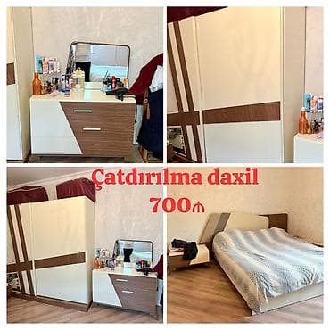 İkinəfərlik çarpayı, Dolab, Termo, 2 tumba, İşlənmiş