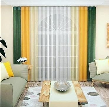 tulu: Dikey zebra tül pərdələr - Dizayn: Tavan tipli, şaquli lamellər — 3
