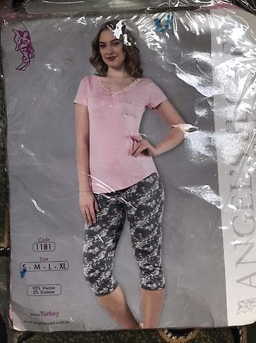 ev paltari: Türkiyə istehsalı qadın ev geyimləri dəsti 1) Atik Lingerie gecə — 4