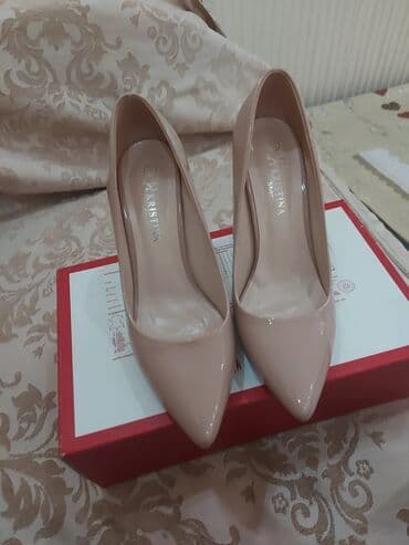 Tuflilər: Tuflilər, Ölçü: 37, rəng - Bej, İşlənmiş — 3