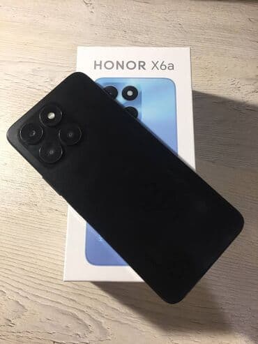 Ножи: Honor X6a, 128 ГБ, цвет - Черный, Битый — 1