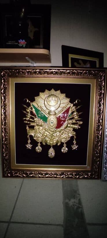 idman şəkilləri: Osmanlı Tuğrası Bakıda. qızılı və gümüşü rənglərdə hazırlamışam. İdeal — 2