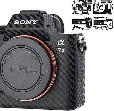 Məhsul: Sony Alpha a7 III üçün qoruyucu karbon fiber stiker dəsti