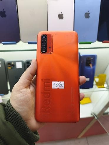 isdenmis telefonlar: Redmi 9T, 64 GB, rəng - Narıncı, Sensor — 1