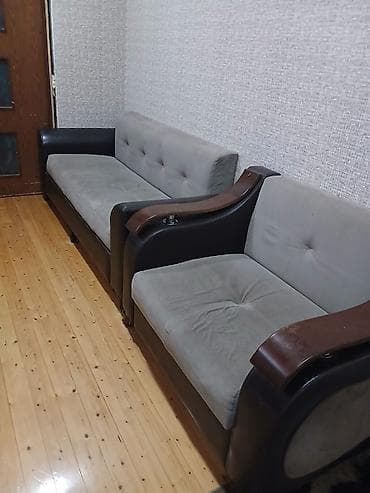 Ev və bağ: Divan satilir 2 ededir biri boyuk biri balaca.İkiside açilir bazalidir — 1