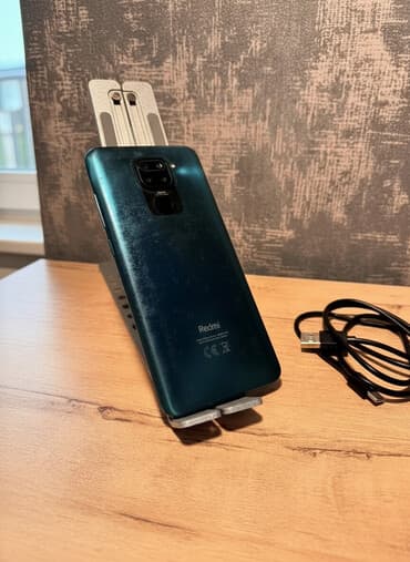 Redmi Note 9, 64 GB, rəng - Yaşıl, İki sim kartlı, Barmaq izi, Sənədlərlə