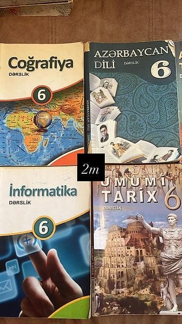 nar 1 saat: 6-cı sinif üçün dərsliklər dəsti Paketə daxil olan kitablar: - — 2