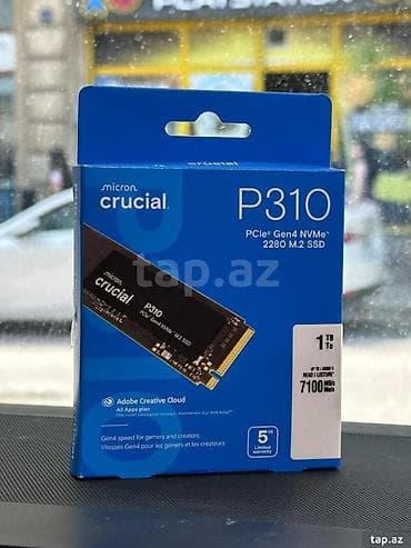 komputerlər satış: Daxili SSD disk Crucial, 1 TB, M.2, Yeni — 1