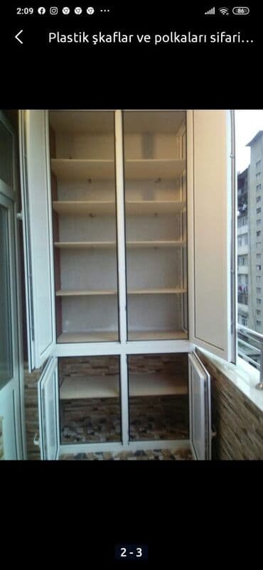 tibbi şkaf: Plastik şkafların sifarişi qəbul olunur hər rəngdə və hər ölçüdə Ağ — 4