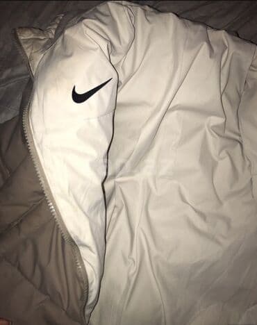 Uşaq arabaları: Nike gödəkçəsi - Model: qalın, puff tipli qış gödəkçəsi - Rəng: bej — 3