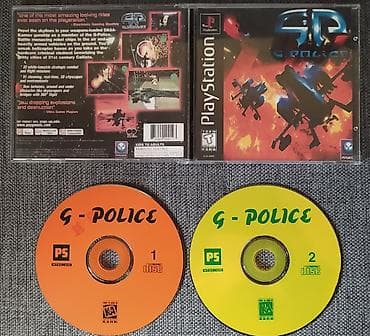 ps2 disk: PS 1 diskleri Hər oyun 5 man, Red alert 6 man( 2 disk), G- Police 6 — 6