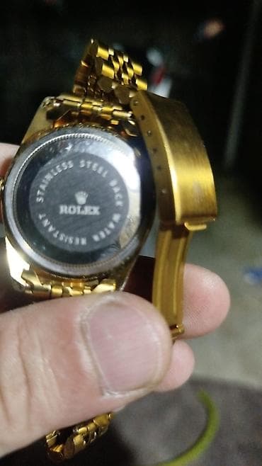 Toy paltarları və aksesuarları: Qol saatı, Rolex, rəng - Qızılı — 2