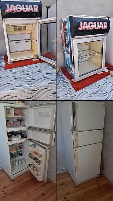 İşlənmiş Soyuducu Satılır, rəng - Ağ, Təkərli — 1