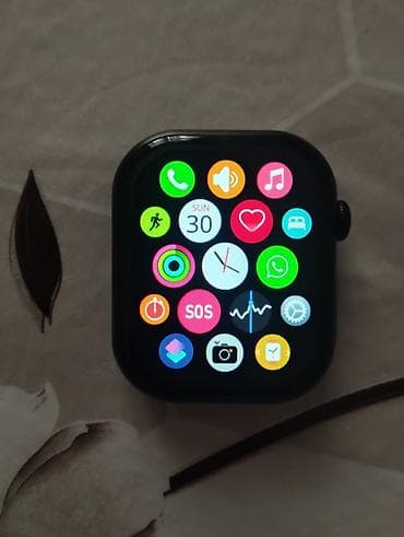 Smart saatlar: İşlənmiş, Smart saat, Apple, Sensor ekran, rəng - Qara — 8