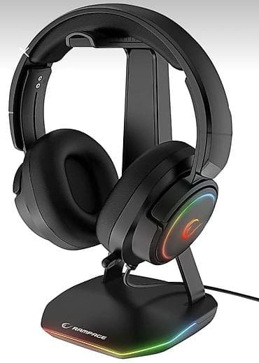 korpuslar: Rampage Tower T14 White Headset Stand Rampage qulaqlıq dayağı – — 4