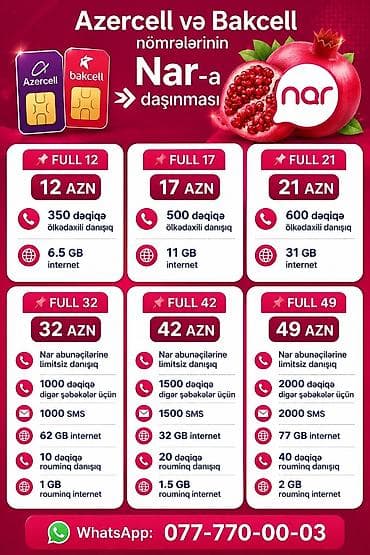Operator dəyişikliyi xidmətləri – nömrəni şəbəkələr arasında daşıma