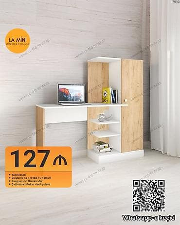 kuxna stolu: Yazı masası – LA MINI (laconic & minimalism stilində) - Ölçülər — 1