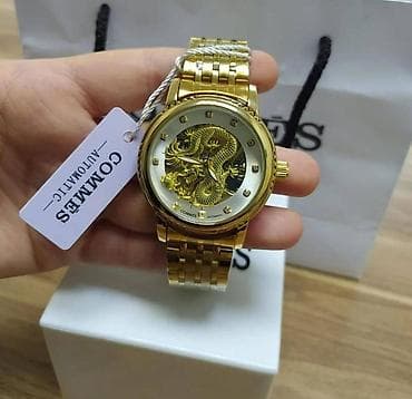 Ювелирные изделия: Новый, Наручные часы, цвет - Желтый — 1