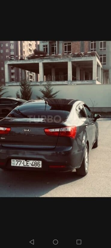 tofaş satış: Kia Rio sedan – tünd boz rəng, 4 qapı, AZ 77-LE-486 dövlət nömrə — 2