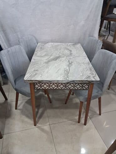 барные стулья: 🇹🇷Turkiye istehsali. Metbex masa desti Masa 4 oturacaq Masa 80*130 — 4