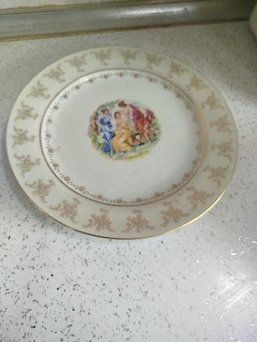 thermex kombi: Boşqablar, rəng - Qızılı, Farfor — 5