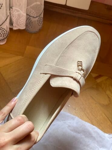 женские бежевые замшевые туфли: Ölçü: 38, rəng - Bej, Yeni — 3
