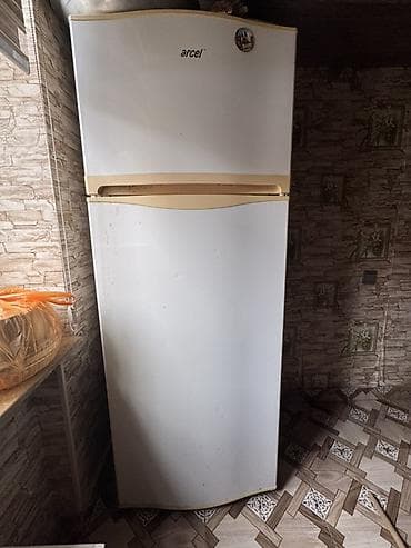 xarab xaladenik: 2 qapılı Arcelik Soyuducu Satılır, rəng - Ağ, Təkərli — 1