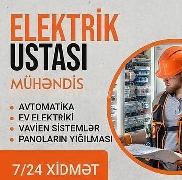 ELEKTRİK USTASI – MÜHƏNDİS Peşəkar elektrik xidmətləri: - Avtomatika