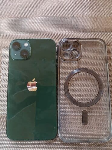 ses yazan cihaz: IPhone 13, 128 GB, Yaşıl, Face ID — 1