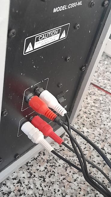 sonifer sf 3534: Dinamiklar 2,1 aktiv bass sistem + 2 dənə LG kolonka auxnan işliyir — 3