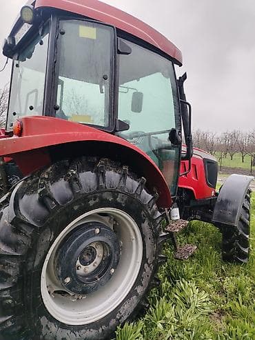Сельско-хозяйственное оборудование: Qırmızı kabinalı təkərli traktor - Güclü dörd təkərli quruluş, iri — 4