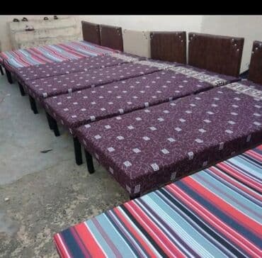 Ev üçün mebel: Yeni, İkinəfərlik çarpayı, Bazasız, Matrassız, Siyirməsiz — 3