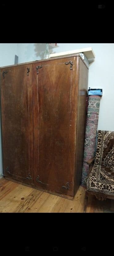 Другая мебель: Vintage mebel dəsti - 2 ədəd taxta konstruksiyalı oturacaq/kreslo — 2