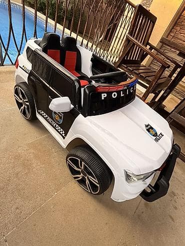 Uşaq üçün elektrik maşınları: Uşaq üçün elektrikli polis maşını - Model: 2 yerlik uşaq elektro-kart — 2