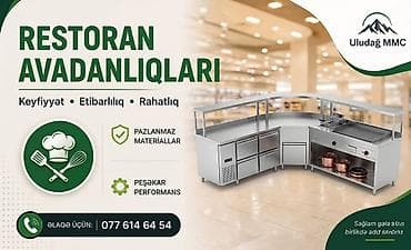 Restoran avadanlıqları – peşəkar mətbəx həlləri Xüsusiyyətlər: -