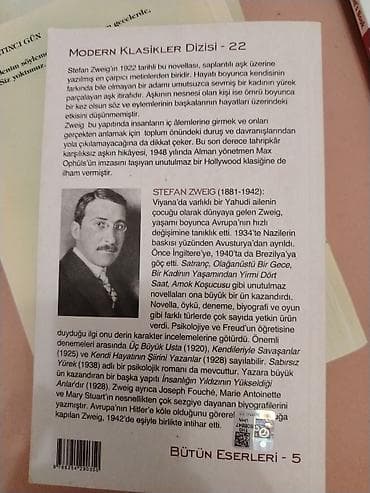 Книги и журналы: Stefan Zweig -Bilinmeyen bir kadının mektubu Türk dilində ikinci — 2