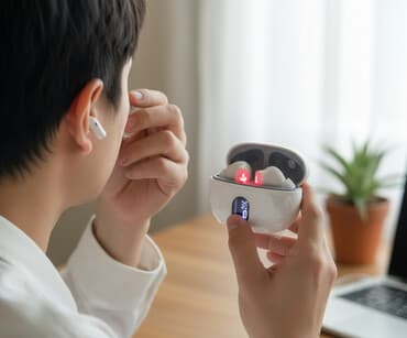 s23 ultra ekran: Simli qulaqlıq deyil, tam simsiz TWS qulaqlıqlar. - Rəng: ağ - — 1