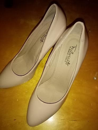 colin s: Tuflilər, Ölçü: 37, rəng - Süd rəngi, İşlənmiş — 1