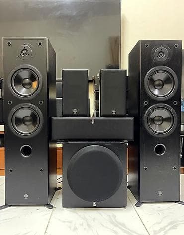 İşlənmiş Yamaha Kolonka, Növ - Ev kinoteatrı üçün, rəng - Qara