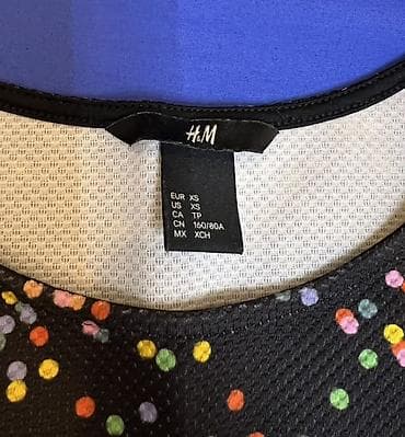 Другая женская одежда: H&M qadın bluzası – peplum kəsim - Brend: H&M - Ölçü: XS (EUR — 3