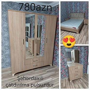 ev qapilarl: İkinəfərlik çarpayı, Dolab, Yeni — 1