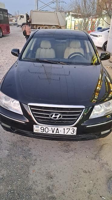 mercedes e 240 2004: Hyundai Sonata sedan - Kuzov: qara rəng, 4 qapı - Salon: bej parça — 1