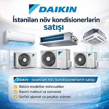 Daikin və Haier kondisioner sistemləri – geniş çeşiddə satış - Split