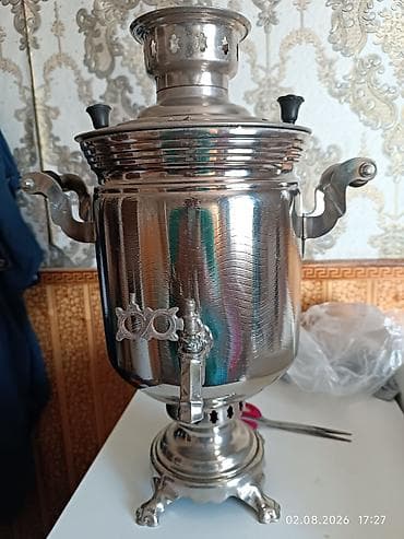 samovar satışı: 5 .litir yarim qədimi od samavari.vəziyəti.ela az işlənmişsuper — 1