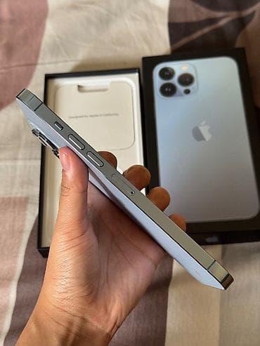 iphone telefonları: IPhone 13 Pro, 128 GB, Sierra Blue, Face ID — 3