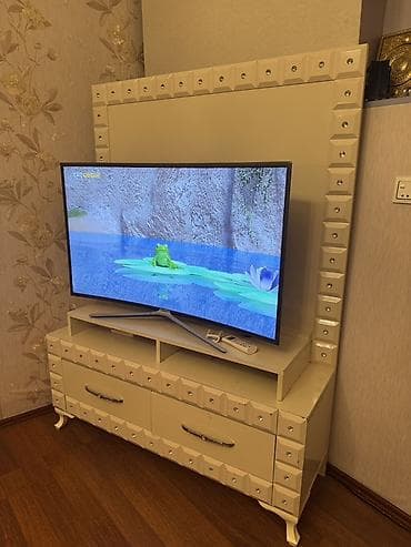 kitab refi: Tvstend Televizor satilmir TV stendi və paneli dəsti - Rəng: açıq — 2