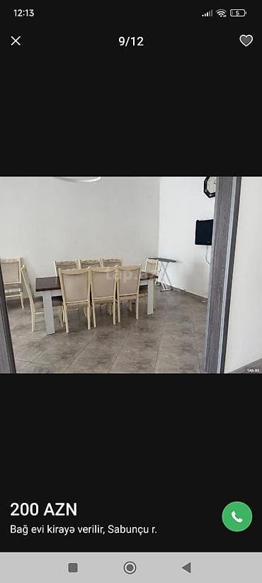 Sabunçu rayonu, 1 günü 200 AZN. Elave ofis haqqı 20 faiz alinir. Fikri — 7