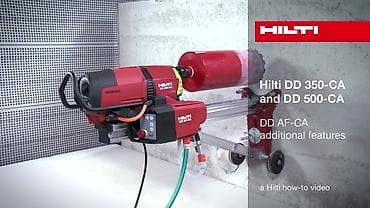 Drellər: Hilti DD seriyalı beton nüvə deşmə avadanlığı Məhsul təsviri: - — 2