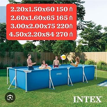 Yeni Karkas hovuzu Intex, 4.1 - 5 m, 201 - 500 l