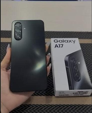 Samsung Galaxy A17, 128 ГБ, цвет - Черный, Отпечаток пальца at lalafo.az Samsung Galaxy A17, 128 ГБ, цвет - Черный, Отпечаток пальца